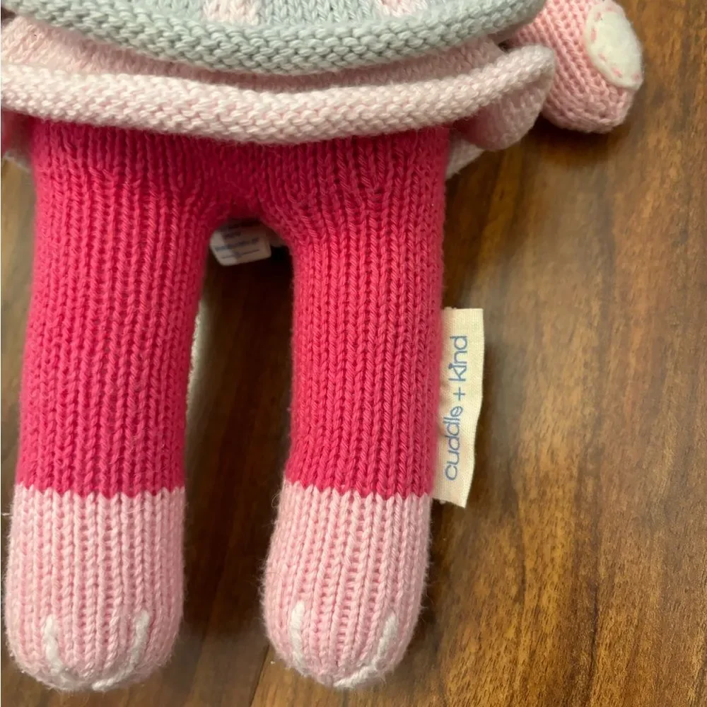 cuddle + kind Chloe the bunny hand knit plush